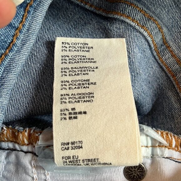 Free People We the Free Great Heights distressed frayed jeans 24 - Picture 9 of 9